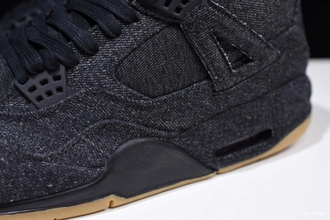 'black' x Jordan Air Levi's 4 BestValue 1062 AO2571- 0112